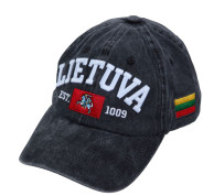 Juoda kepurė su snapeliu Lietuva 1009